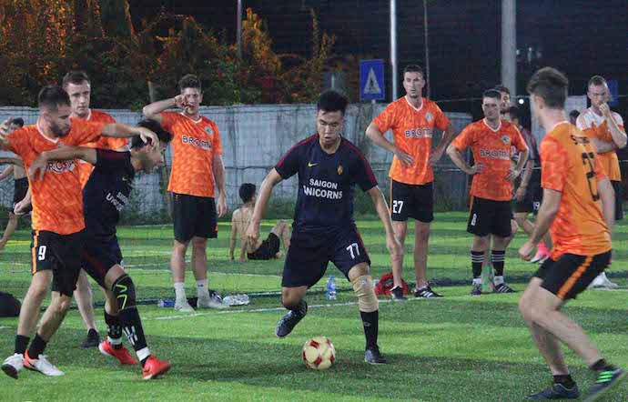 Saigon Unicorns thi đấu